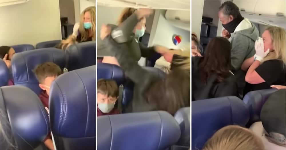 Flight attendant, punched, face, broken teeth