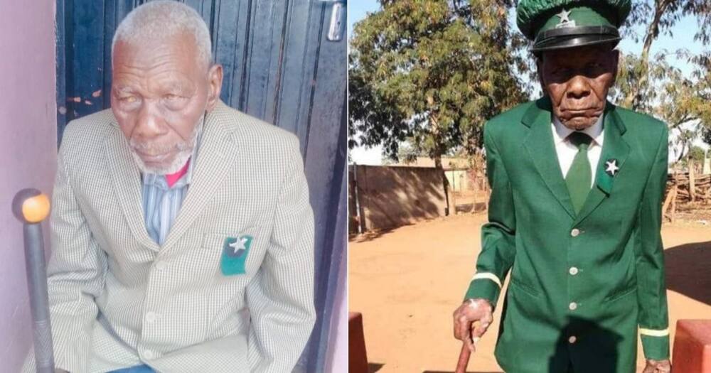 Grandpa, 105, birthday, madala, Facebook, reactions