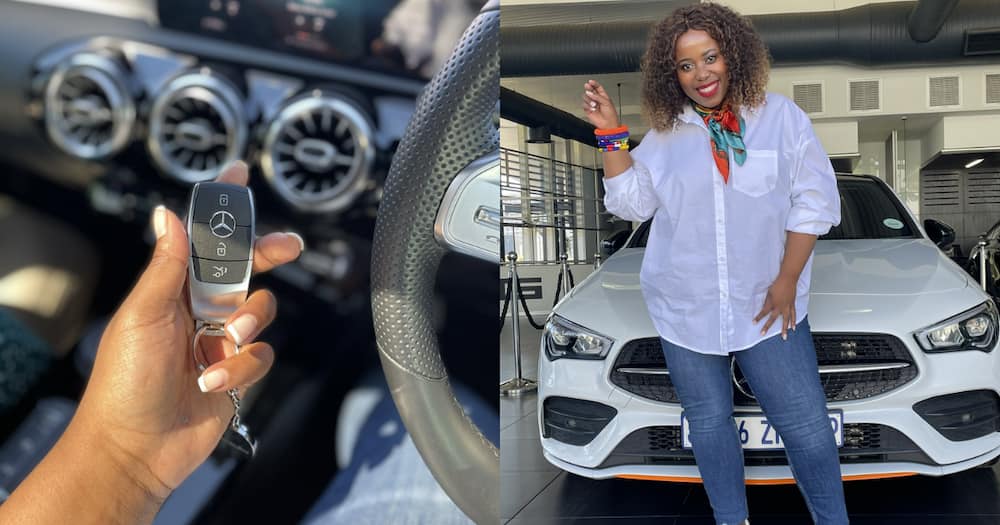 Lady Blesses Herself With Expensive Benz, Shares Snaps of New Beast