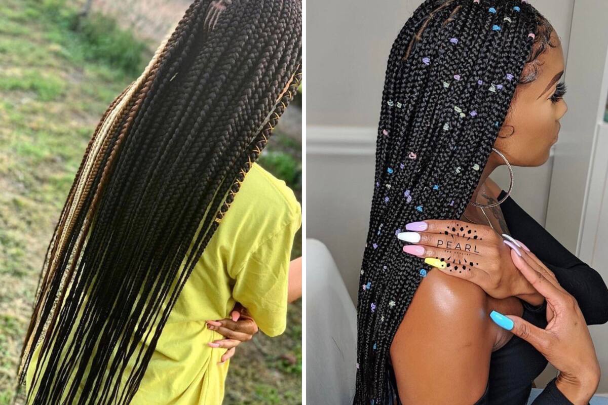 6 lit micro braid hairstyles that are anything but basic: The celebrity  edition