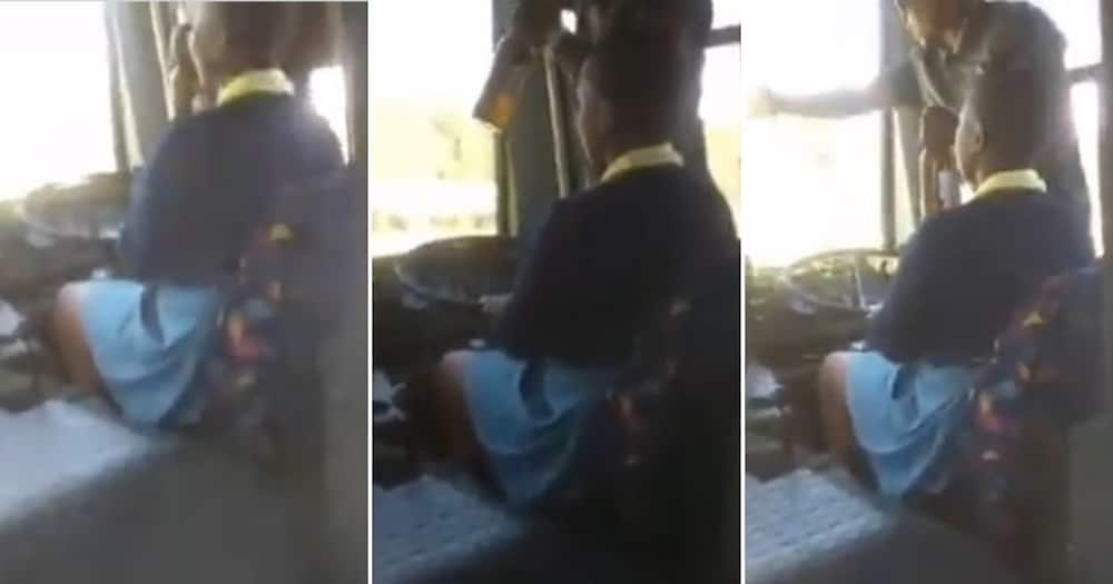 Clip shows school girl driving bus while driver drinks beer, SA reacts ...