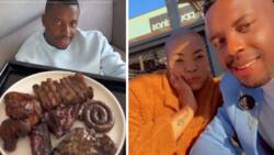 TikTok video of wife serving hubby hearty meal has Mzansi confused: “More meat than pap in Cyril’s economy?”