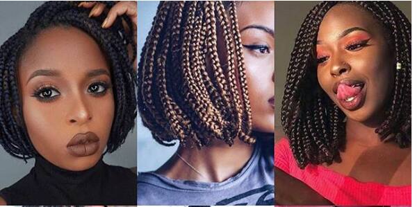 short bob braids