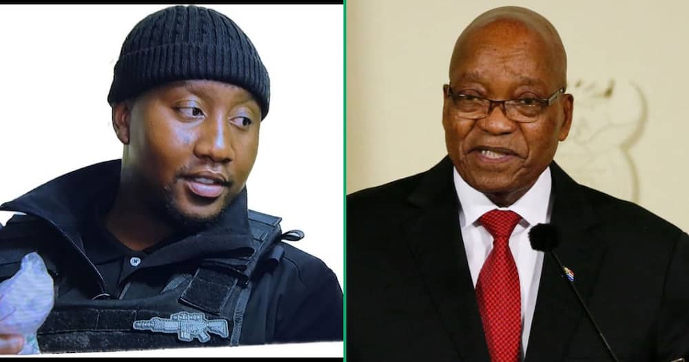 Xolani Khumalo seemingly supports Jacob Zuma