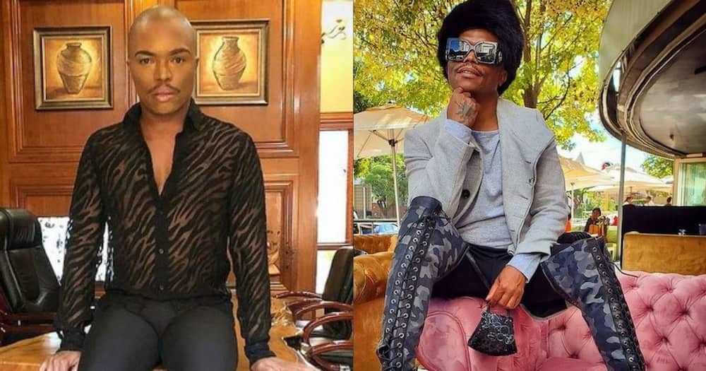 Somizi Mhlongo Somizi Bumps Into His Idol Boy George And Their Meeting Is Too Fab For Words David Andismake