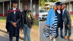 'Uzalo's Othembele "Bobo" Nomgca drops 7 graduation pics with family and friends, Mzansi celebrates: "I'm so proud of you"