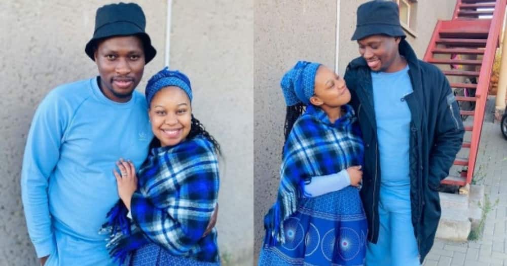 Couple, lobola love story, pictures, sweet, heartwarming, Mzansi reacts