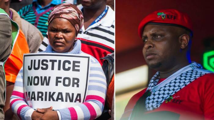 EFF Deputy President Floyd Shivambu speaks on Marikana massacre, says the "ANC must die"