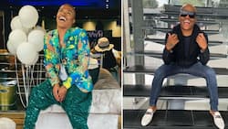 Somizi flexes luxury V Day gifts from unexpected bae, warns peeps to post theirs before more celebs show out