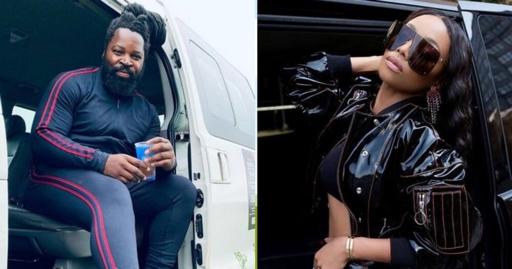 Big Zulu, flirty video, Bonang Matheba, pours cold water, dating rumours