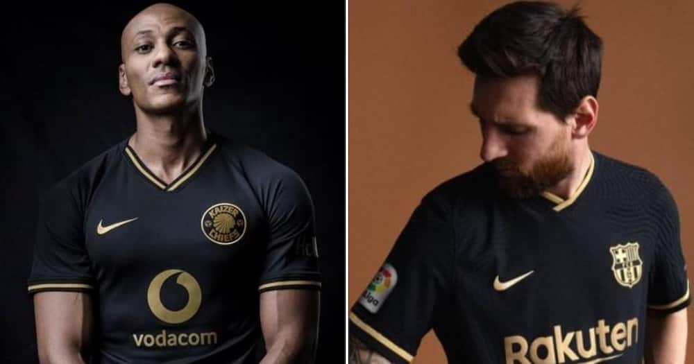 Kaizer Chiefs' Anniversary Jersey Vs FC Barcelona Away's Kit - Who Did It  Best?