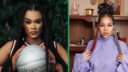 Pearl Thusi and Sho Madjozi link up at the BAL tournament in Pretoria