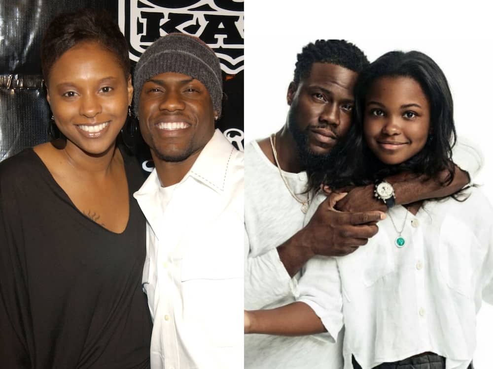 Kevin Hart and his daughter Heaven Leigh