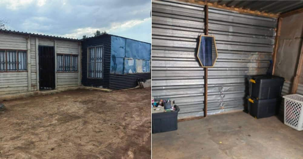 Man shows off shack on Facebook group