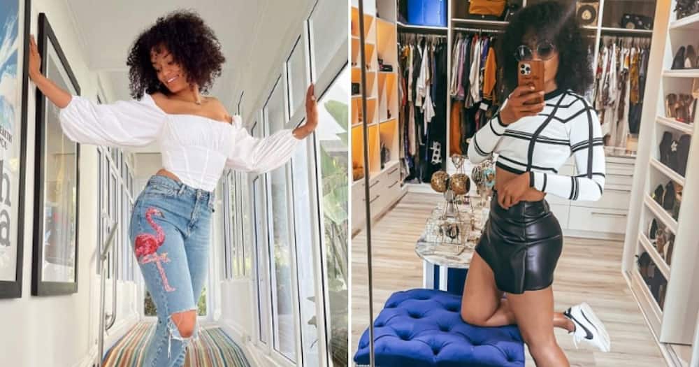 Pearl Thusi shares sizzling photos on her page