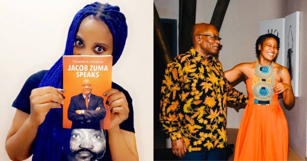 Duduzile Zuma-Sambudla, Jacob Zuma, former president, new book, book release, viral image, trending