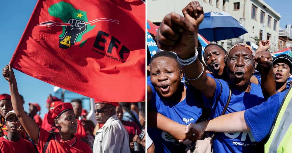 DA welcomed a court decision to prevent lawlessness during the EFF's shutdown