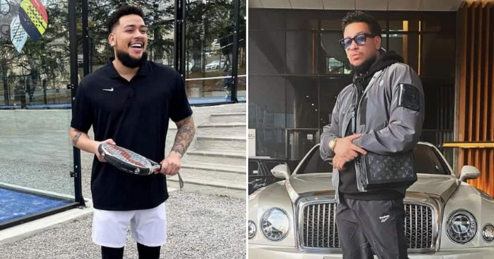 AKA shows off pricey drip