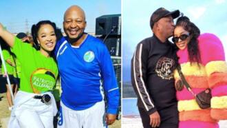 Kenny Kunene and wife Nonkululeko Mhlanga announce pregnancy with cute snaps: "We thank God and the ancestors"