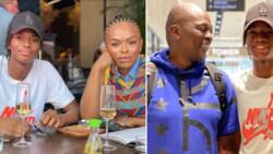 Minnie Dlamini, Moshe Ndiki and Abdul Khoza react to Unathi and Thomas Msengana's 18th bday tribute for son