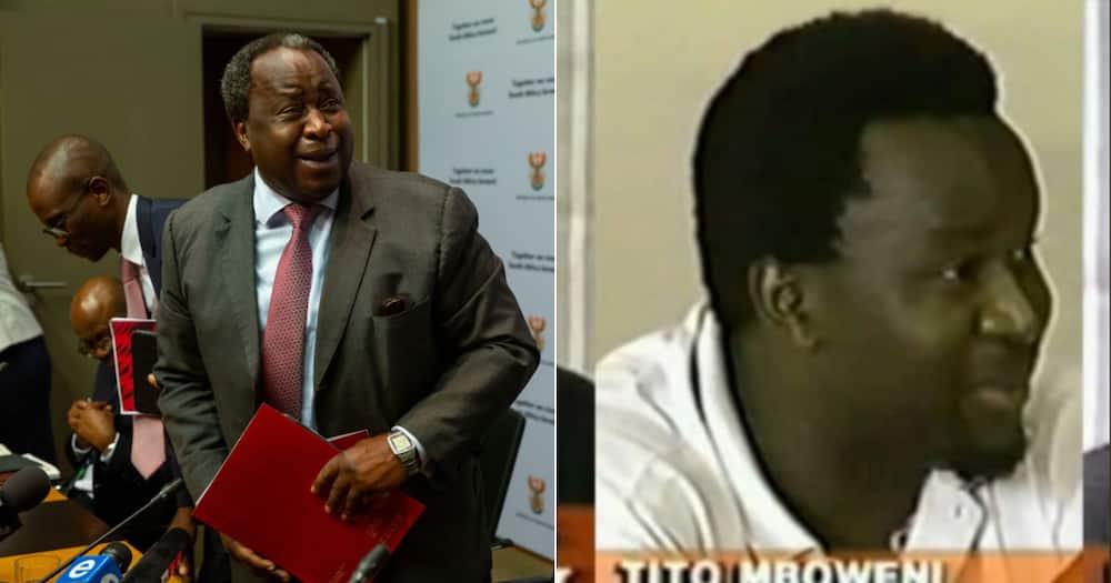 Tito Mboweni Shares Hilarious ‘Then and Now’ Pictures, Mzansi Reacts