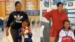 Anele Mdoda's son Alakhe has Mzansi laughing with his cheeky response: "I need to double check"