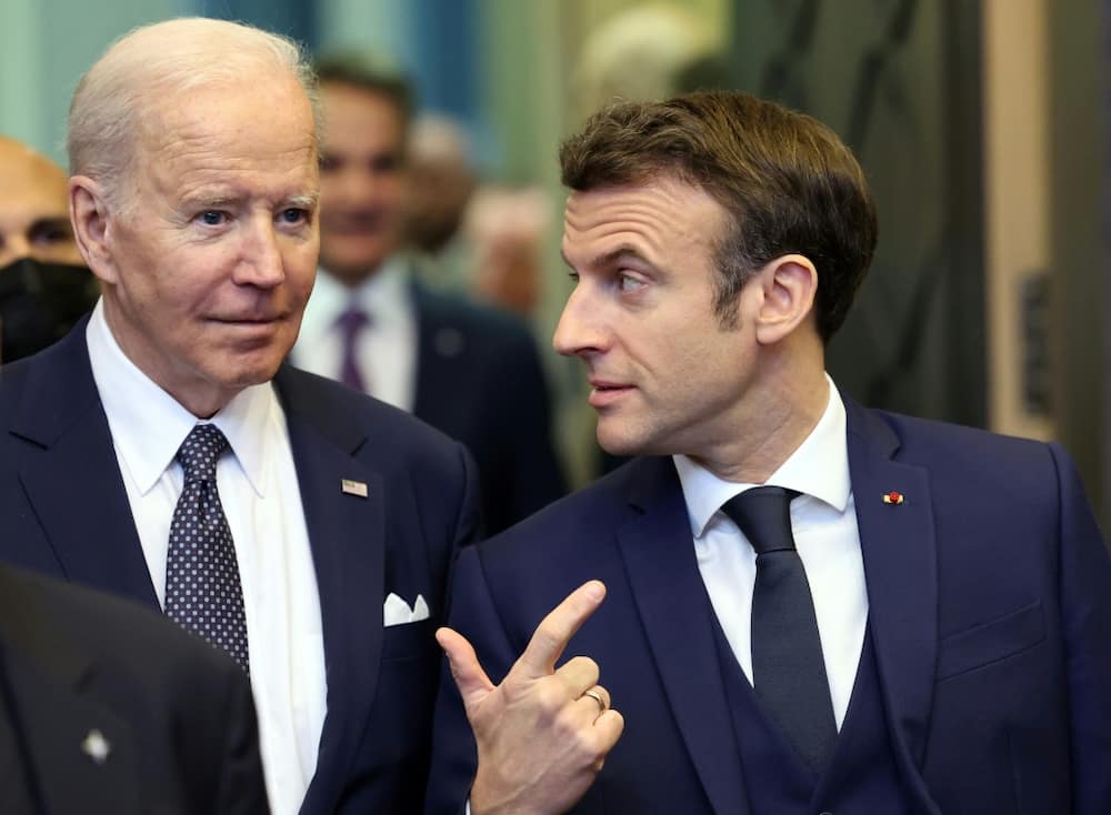 Emmanuel Macron (R) will be the first French president to be welcomed for two US state visits