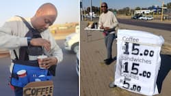 Hustling honest man overwhelmed by kindness received from immense supporters in Mzansi “I owe you coffee”