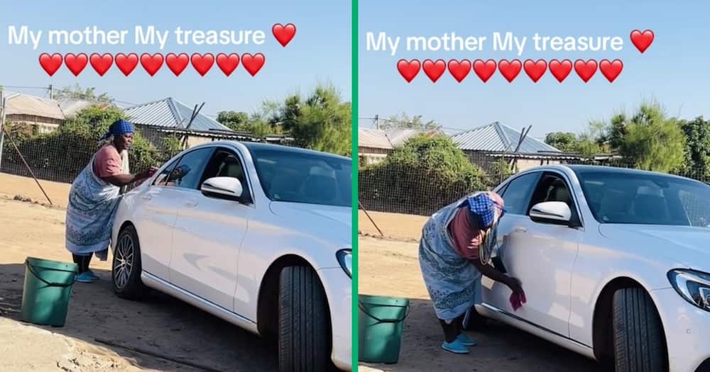 A Limpopo woman washed a Mercedes-Benz