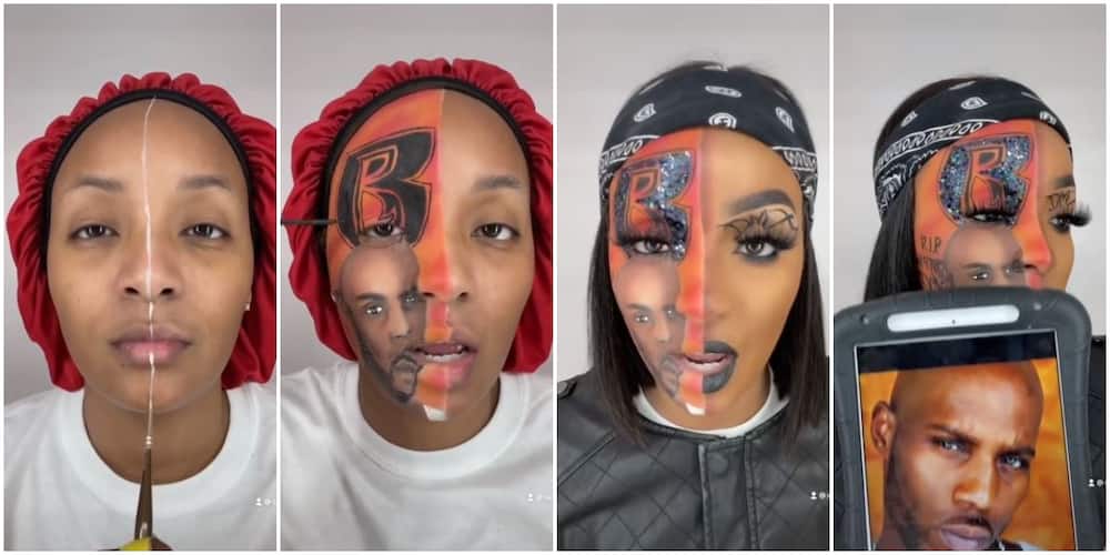DMX: Talented Makeup Artist Pays Touching Tribute to Late Rapper with Creative Makeover