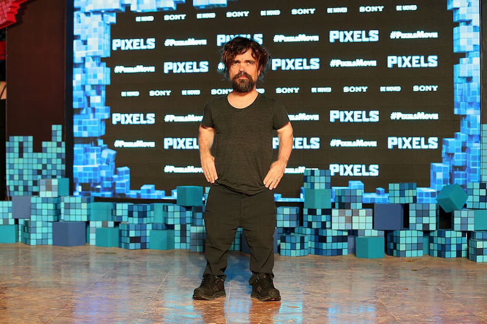 Peter Dinklage at the "Pixels" photo call during Summer Of Sony Pictures Entertainment 2015.