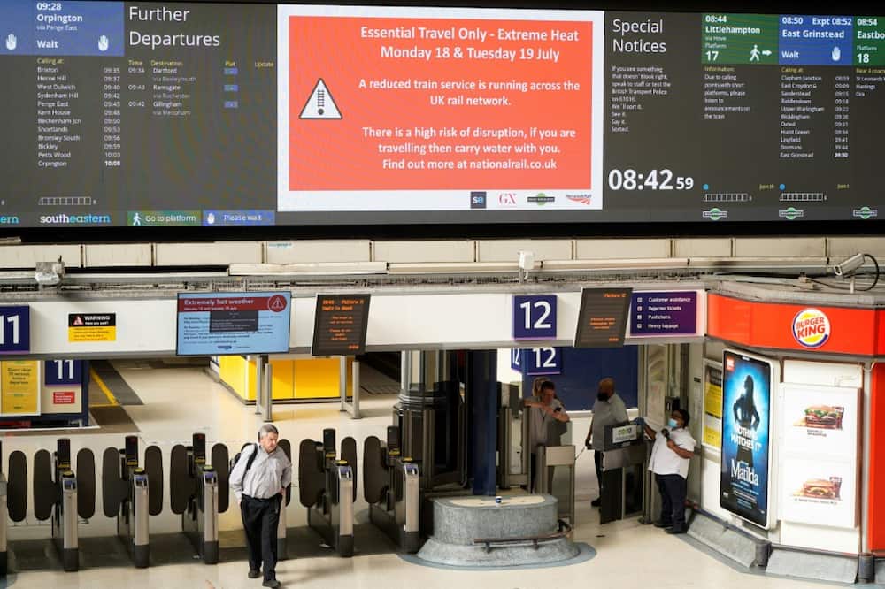 Rail passengers have been told to travel only if necessary