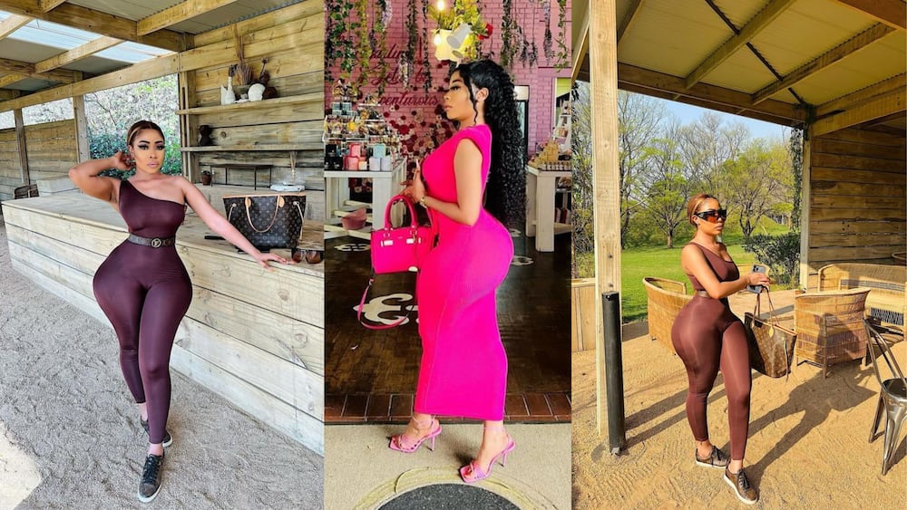 The socialite flaunting her curves on Instagram.
