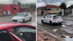 Mzansi has chest pains as sleek Hyundai i30N cruises on pothole-filled road in township: "Couldn't show off"