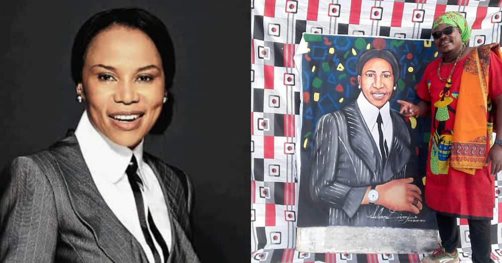 Mzansi Reacts Hilariously to Rasta's Precious Motsepe Portrait