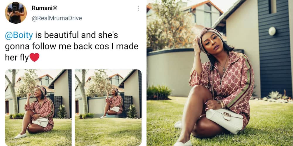 'The Cleaner' Edits His Way Into Boity's Heart, Gets Her to Follow Him