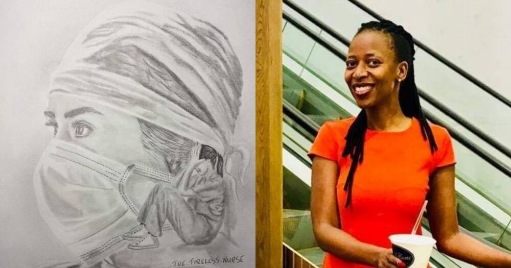 Local woman shares artist's stunning tribute to frontline workers
