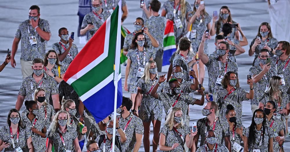 2020 Toyko Olympics Opening Ceremony, South African Olympics team, Twitter, Reactions 2020 Toyko Olympics Opening Ceremony, South African Olympics team, Twitter, Reactions
