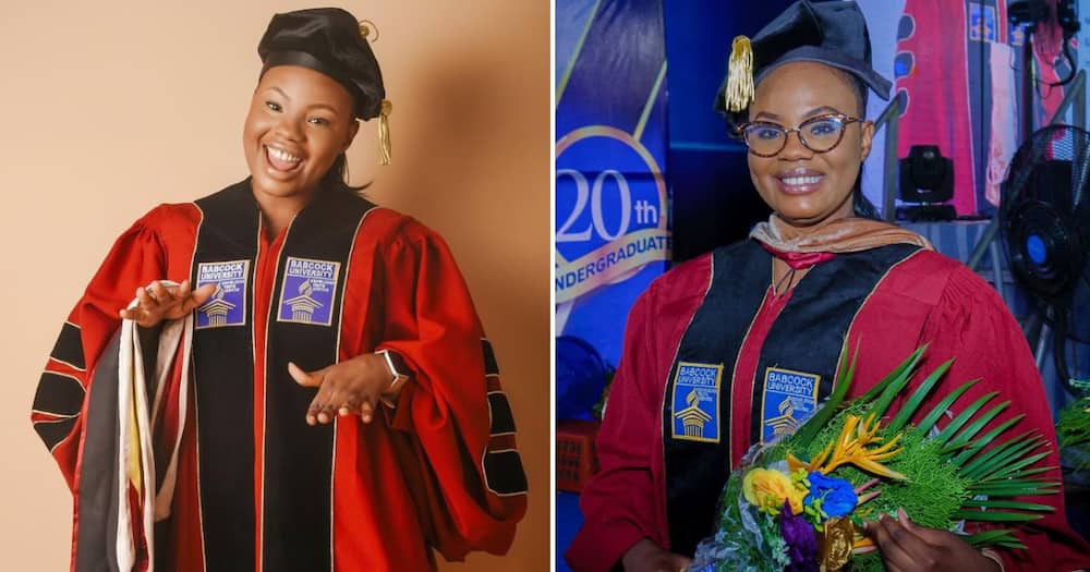 A 25-year-old Nigerian woman is thrilled about being the youngest PhD holder at her University