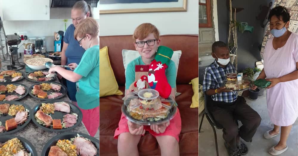 Heroic boy raised money to feed 11 pensioners on Christmas Day