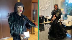Sophie Ndaba tells Briefly News that she felt gorgeous at Floyd Mayweather's event with stunning Black Dress
