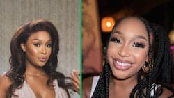 Media personality Minnie Dlamini flaunts her stunning body in gorgeous dress, fans compliment her