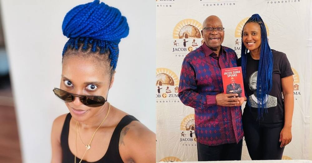 Duduzile Zuma-Sambudla, Jacob Zuma, daughter of former president, selfie, trending image, viral post