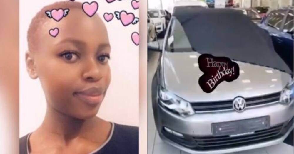 Young Lady Celebrates Her Birthday by Buying Herself a Brand New Car