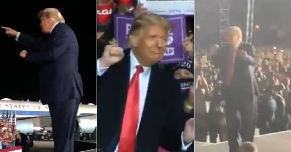 Remixed video shows Trump dancing to Jerusalema and Mzansi can't deal