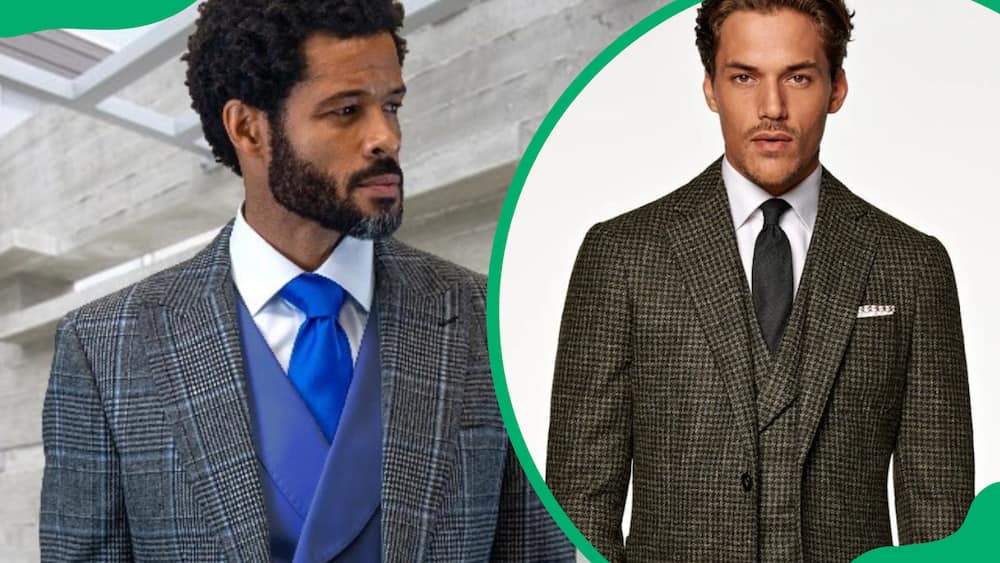 Different suit colours for men