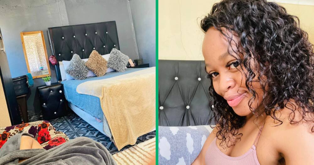 A lady with great interior decor taste posted her one-roomed home on Facebook. People loved the pictures of her one-room.