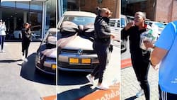 SA woman gets new VW Polo Vivo from her boss, TikTok video of teary surprise moves people