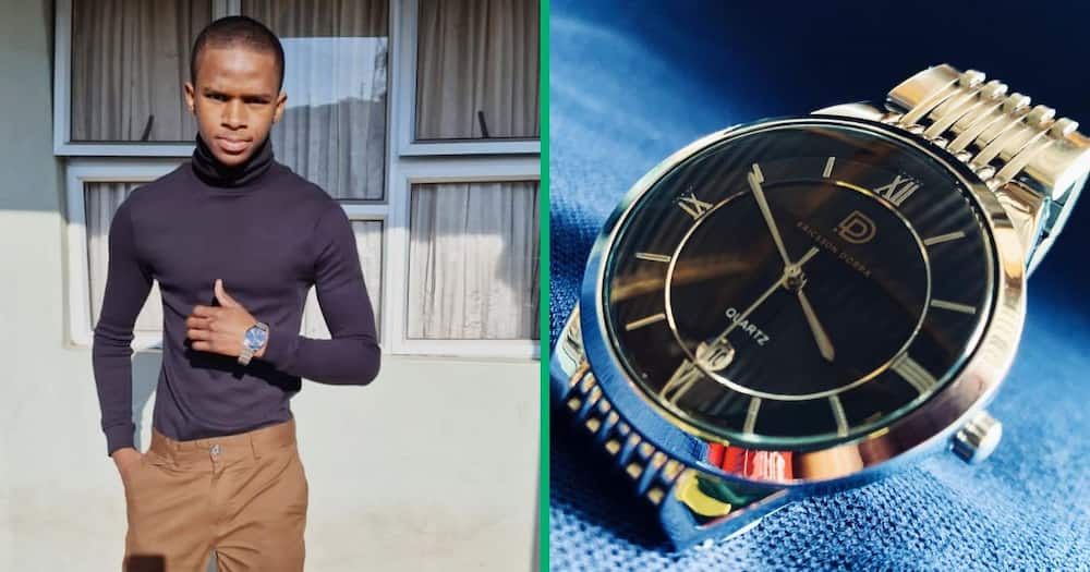 Buhle Gotsha started his watch business while he was still in high school