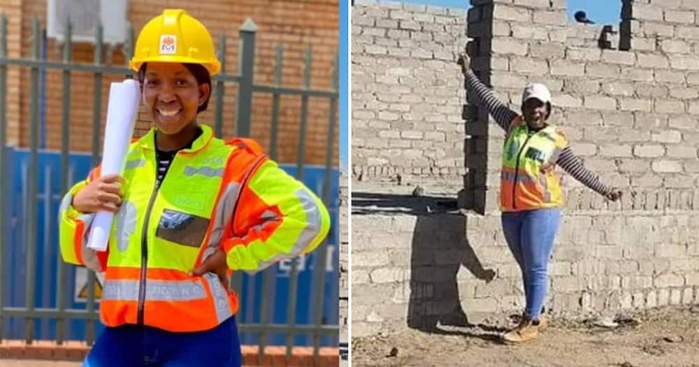 Construction, woman, Mzans